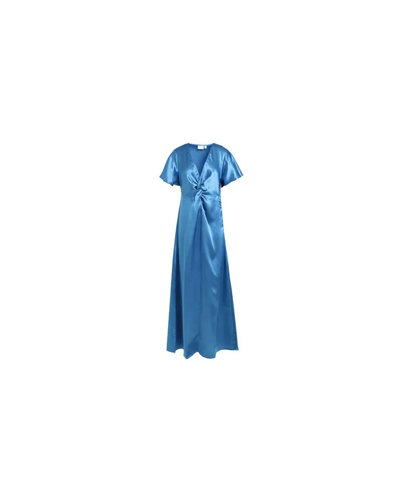 Vila KLEIDER - Maxi-Kleiderauf YOOX.COM Blau
