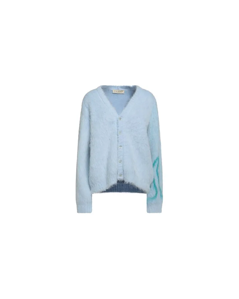 PAURA STRICKWAREN - Strickjackenauf YOOX.COM Himmelblau