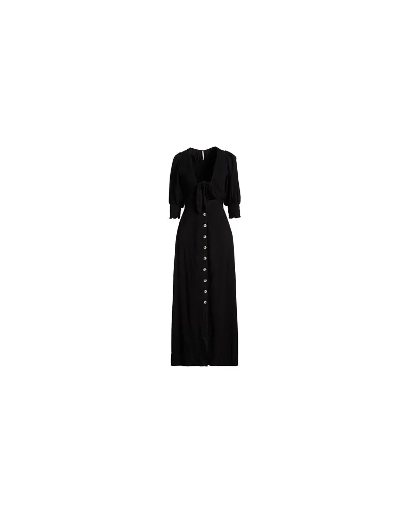 Free People KLEIDER - Midi-Kleiderauf YOOX.COM Schwarz