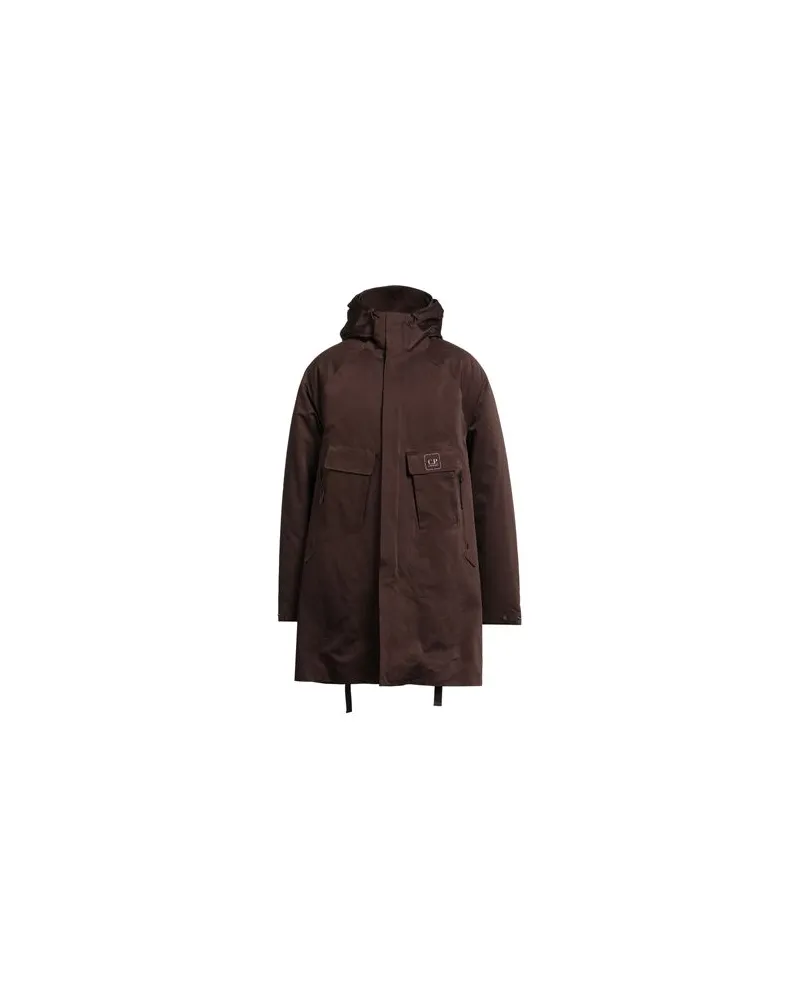 C.P. Company JACKEN & MÄNTEL - Mäntelauf YOOX.COM Schokobraun