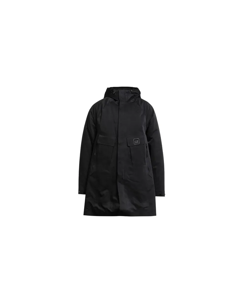 C.P. Company JACKEN & MÄNTEL - Mäntelauf YOOX.COM Schwarz