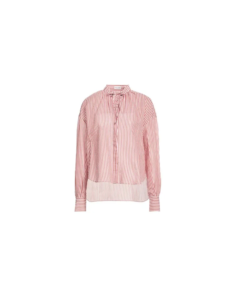 Brunello Cucinelli TOPS - Hemdenauf YOOX.COM Rot