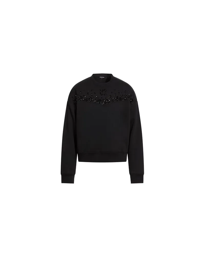 Dsquared2 TOPS - Sweatshirtsauf YOOX.COM Schwarz