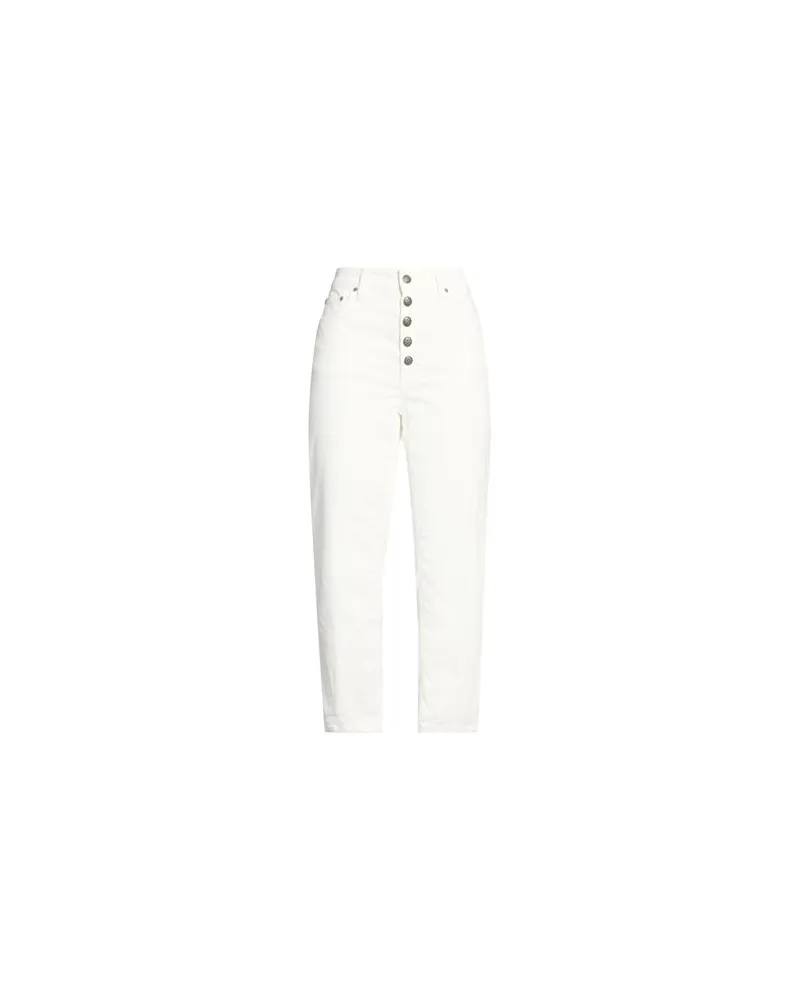 Dondup HOSEN & RÖCKE - Hosenauf YOOX.COM Cremeweiß