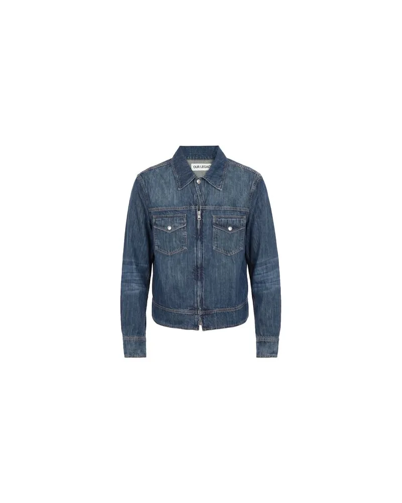 Our Legacy JACKEN & MÄNTEL - Jeansjacken/Mäntelauf YOOX.COM Blau