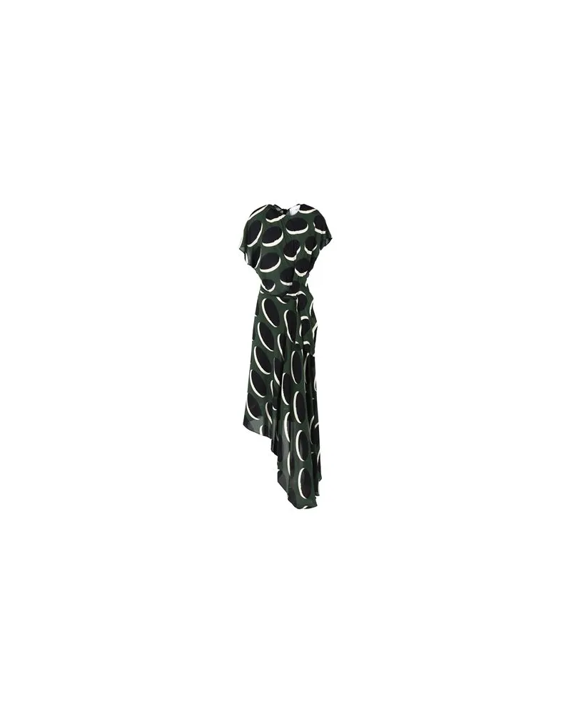 AZ FACTORY KLEIDER - Maxi-Kleiderauf YOOX.COM Dunkelgrün