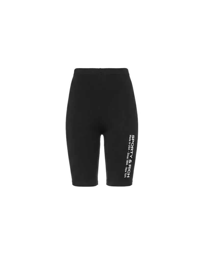 SPORTY & RICH HOSEN & RÖCKE - Shorts & Bermudashortsauf YOOX.COM Schwarz