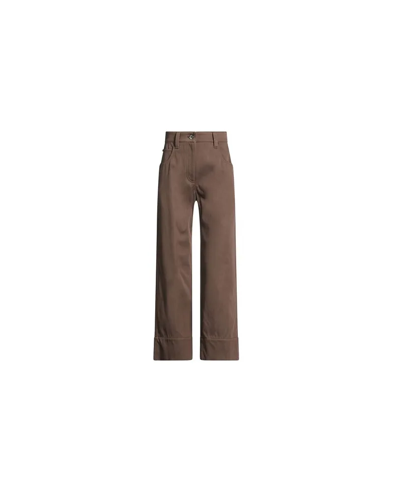 Brunello Cucinelli HOSEN & RÖCKE - Hosenauf YOOX.COM Schokobraun
