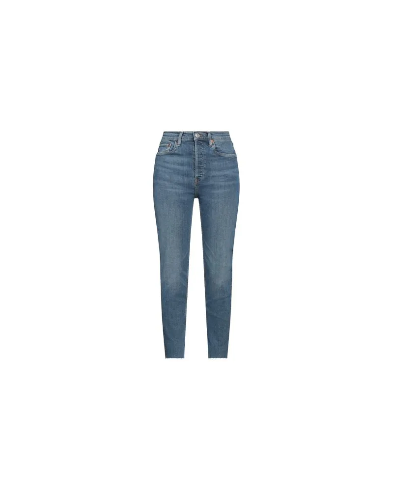 RE/DONE HOSEN & RÖCKE - Jeanshosenauf YOOX.COM Blau