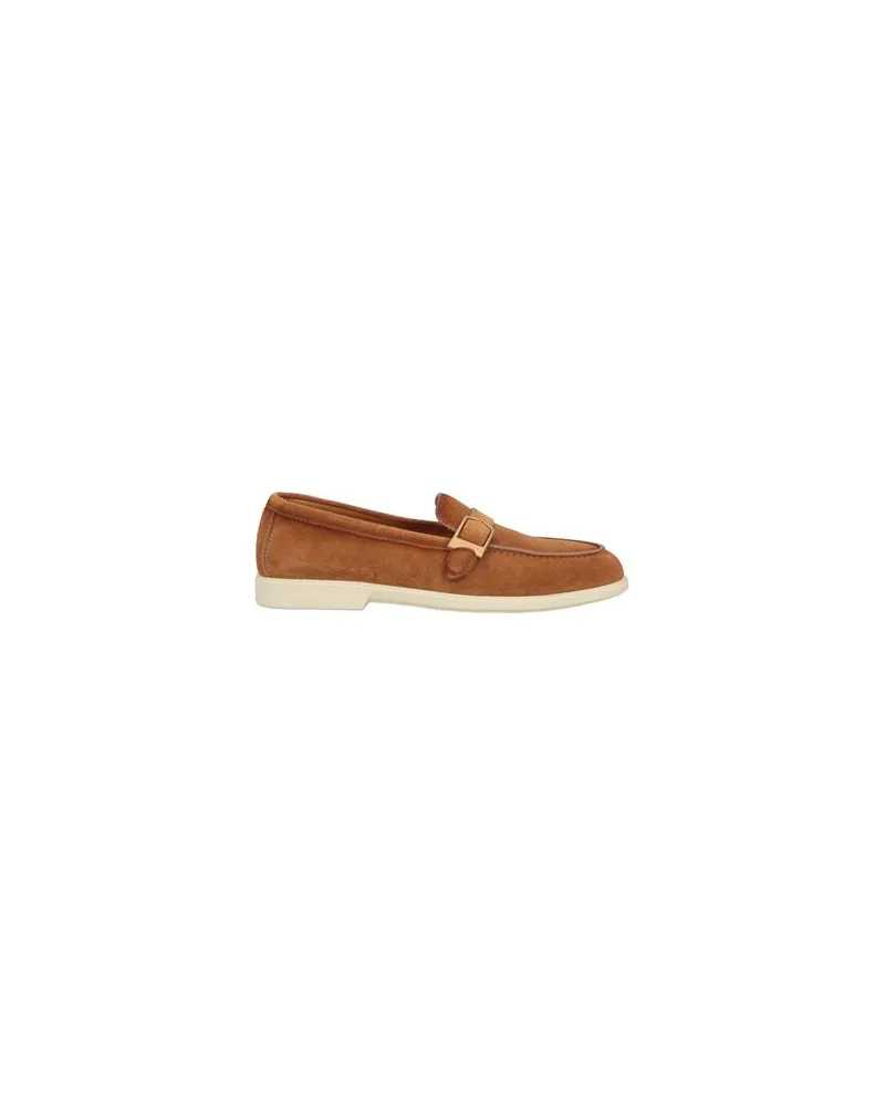 Santoni SCHUHE - Mokassinsauf YOOX.COM Kamel