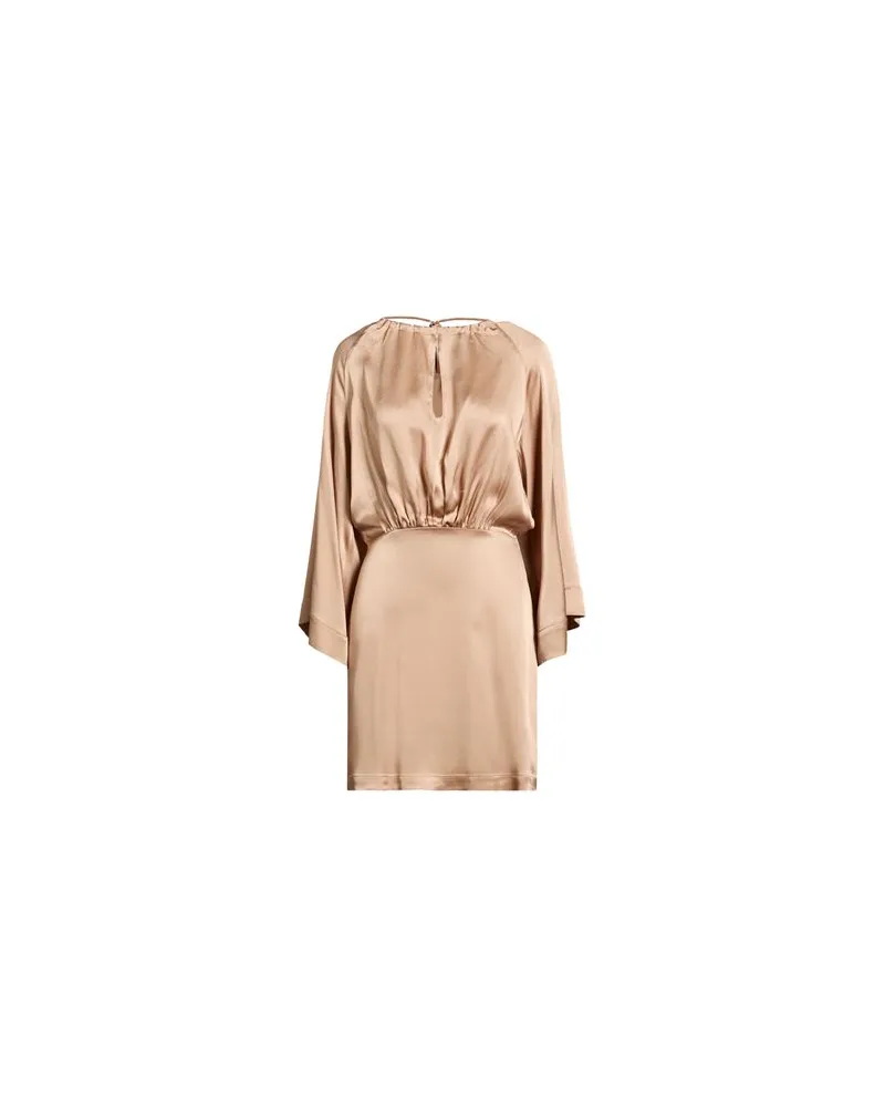 Semicouture KLEIDER - Mini-Kleiderauf YOOX.COM Hellbraun