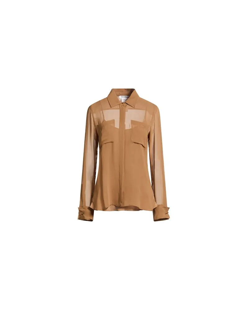 Max Mara TOPS - Hemdenauf YOOX.COM Kamel