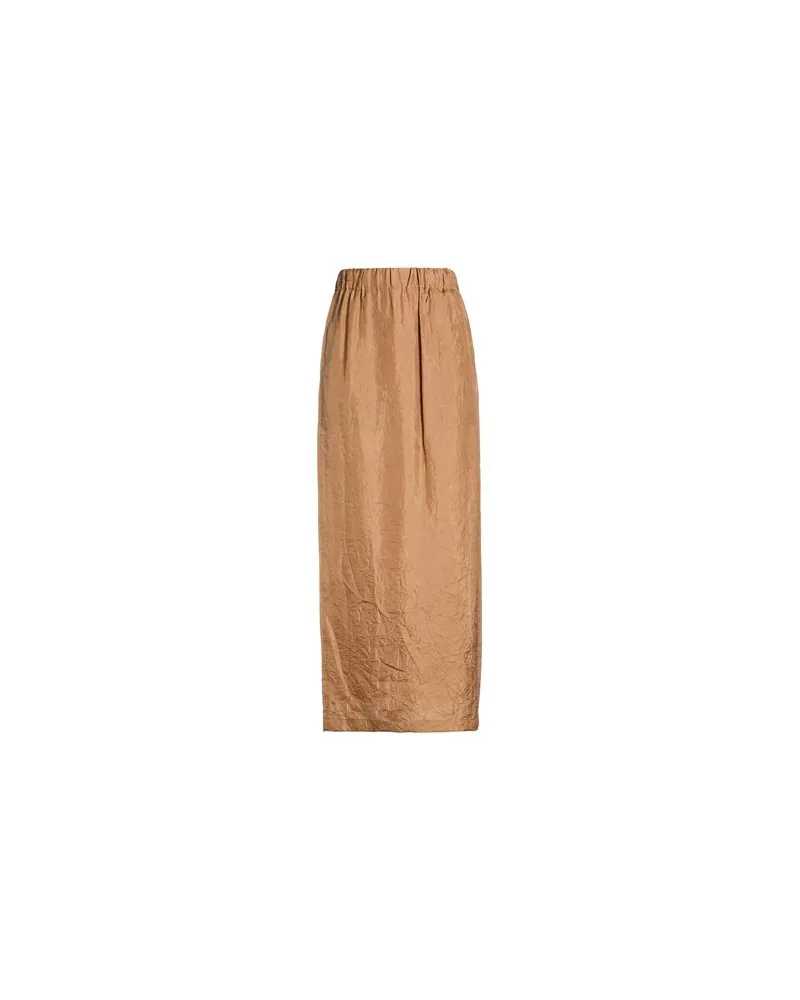 Max Mara SFILATA - HOSEN & RÖCKE - Maxi-Röckeauf YOOX.COM Hellbraun