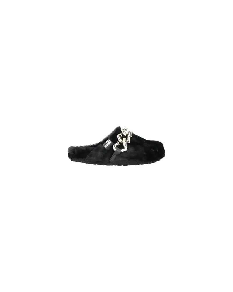 Moschino SCHUHE - Hausschuheauf YOOX.COM Schwarz