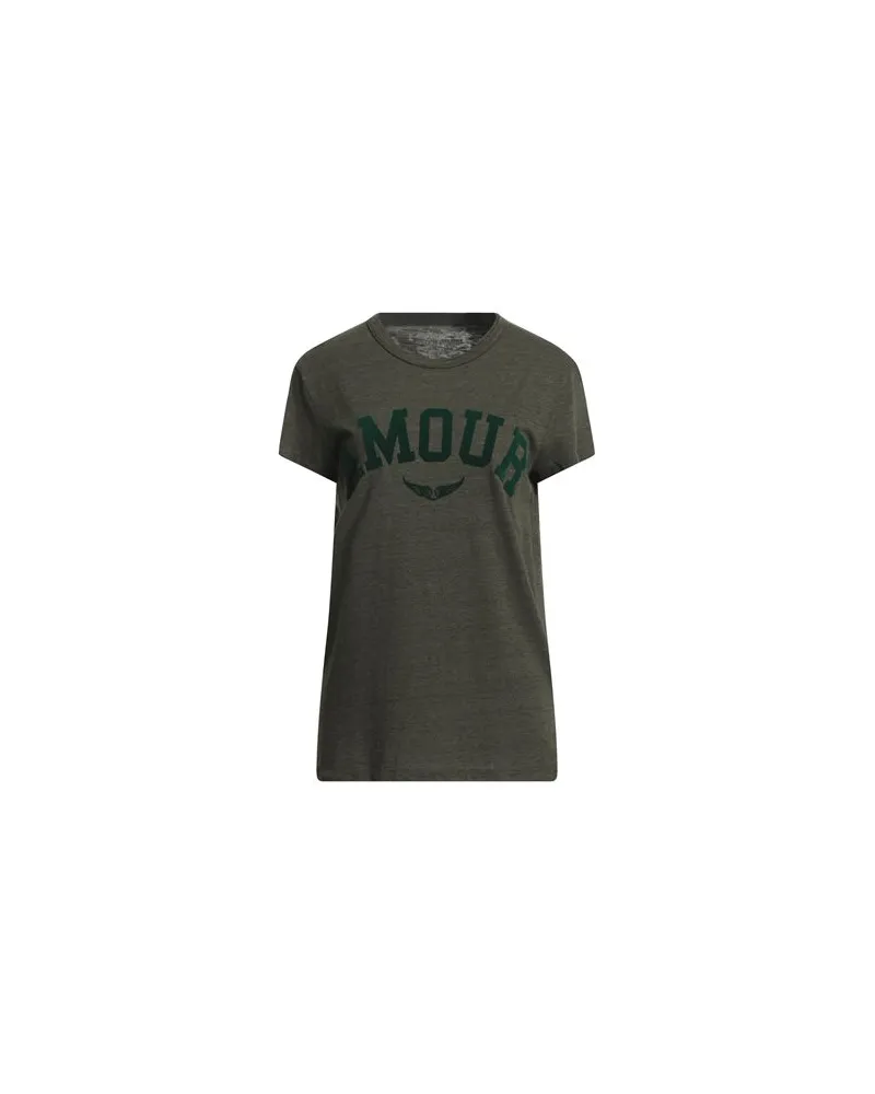 Zadig & Voltaire TOPS - T-shirtsauf YOOX.COM Militärgrün