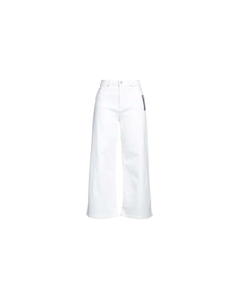 Karl Lagerfeld HOSEN & RÖCKE - Jeanshosenauf YOOX.COM Elfenbein