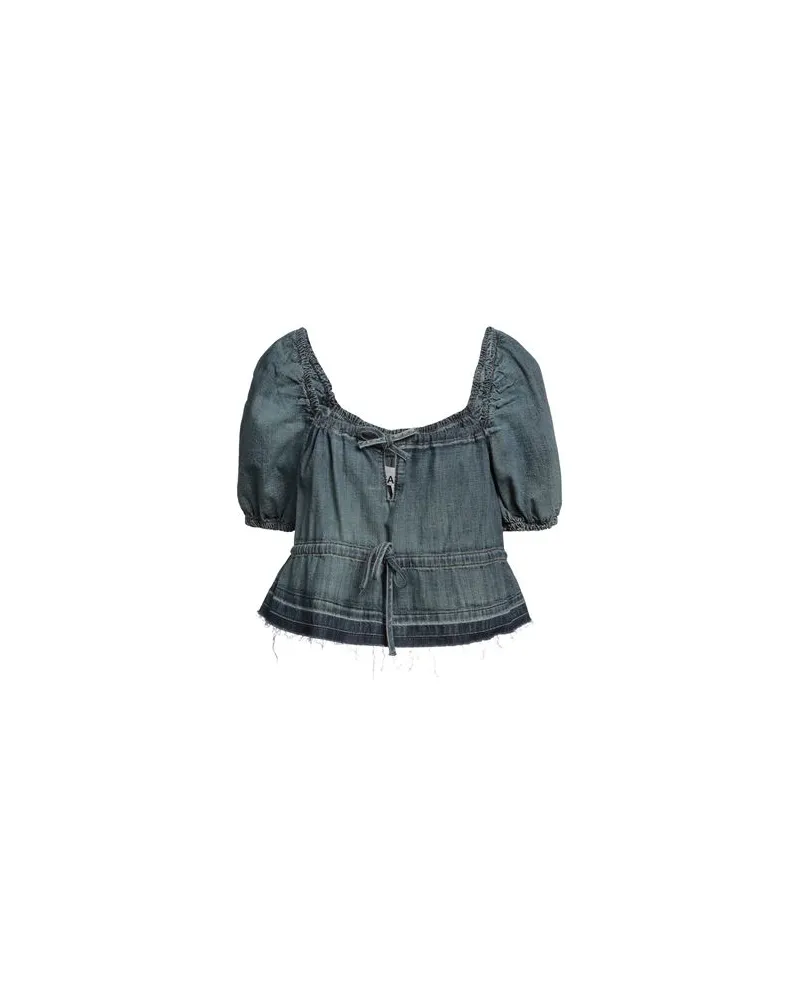 Ganni TOPS - Topsauf YOOX.COM Blau