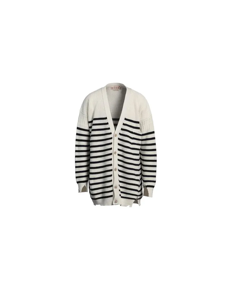 Marni STRICKWAREN - Strickjackenauf YOOX.COM Elfenbein