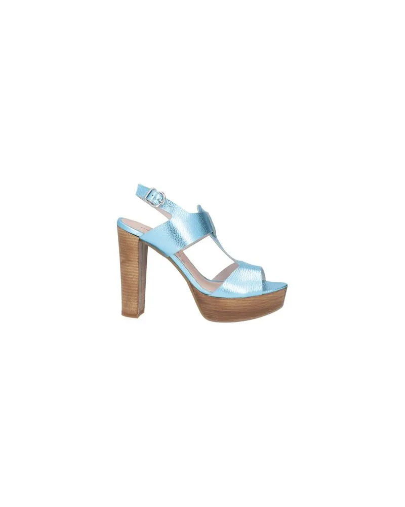 Lorenzo Mari SCHUHE - Sandalenauf YOOX.COM Himmelblau
