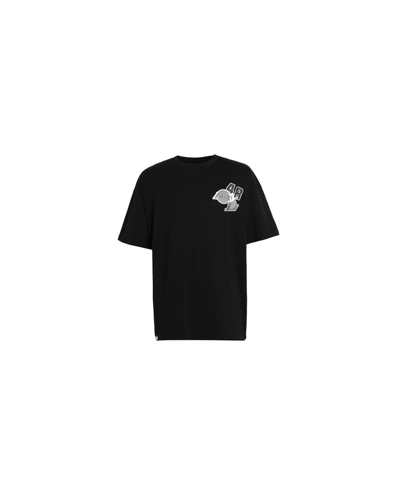 New Era NBA ARCH WRDMRK OS TEE LOSLAK    - NBA ARCH WRDMRK OS TEE LOSLAK - TOPS - T-shirtsauf YOOX.COM Schwarz