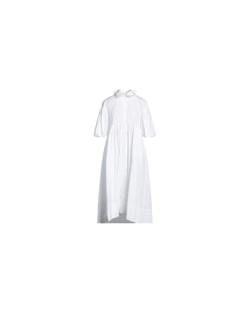 Simone Rocha KLEIDER - Midi-Kleiderauf YOOX.COM Weiß