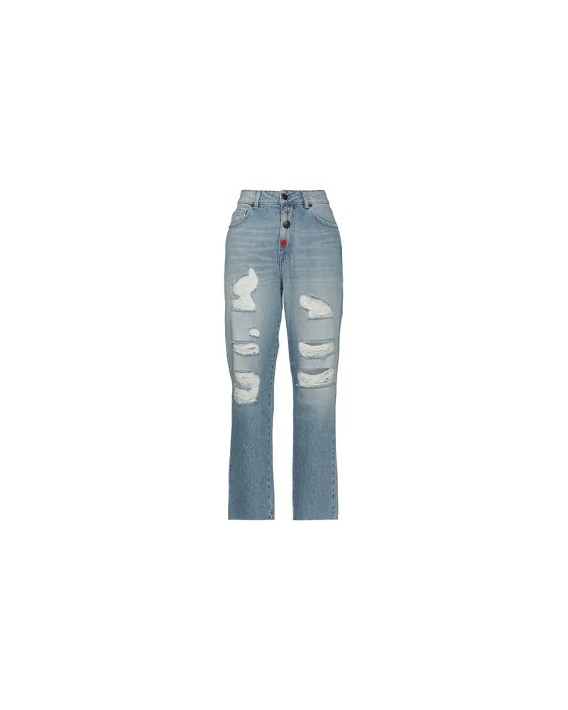 Semicouture HOSEN & RÖCKE - Jeanshosenauf YOOX.COM Blau