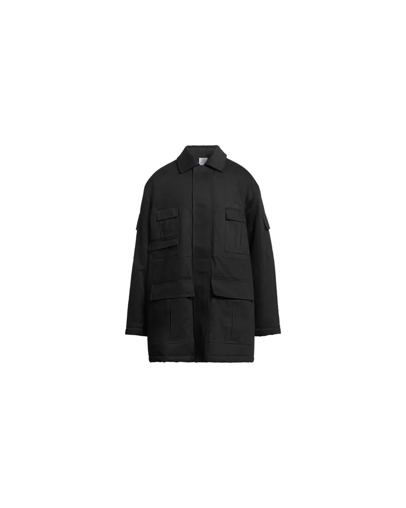 VETEMENTS JACKEN & MÄNTEL - Mäntelauf YOOX.COM Schwarz