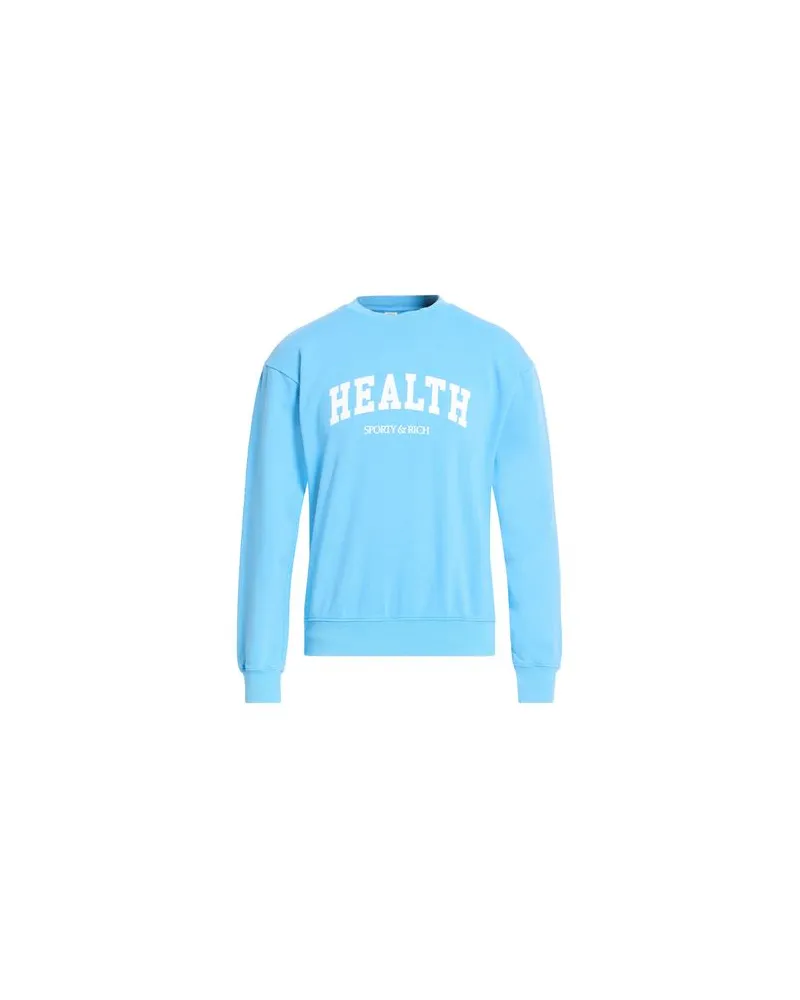 SPORTY & RICH TOPS - Sweatshirtsauf YOOX.COM Azurblau