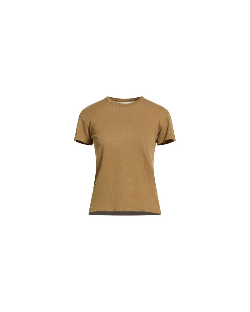 Officine Generale TOPS - T-shirtsauf YOOX.COM Khaki