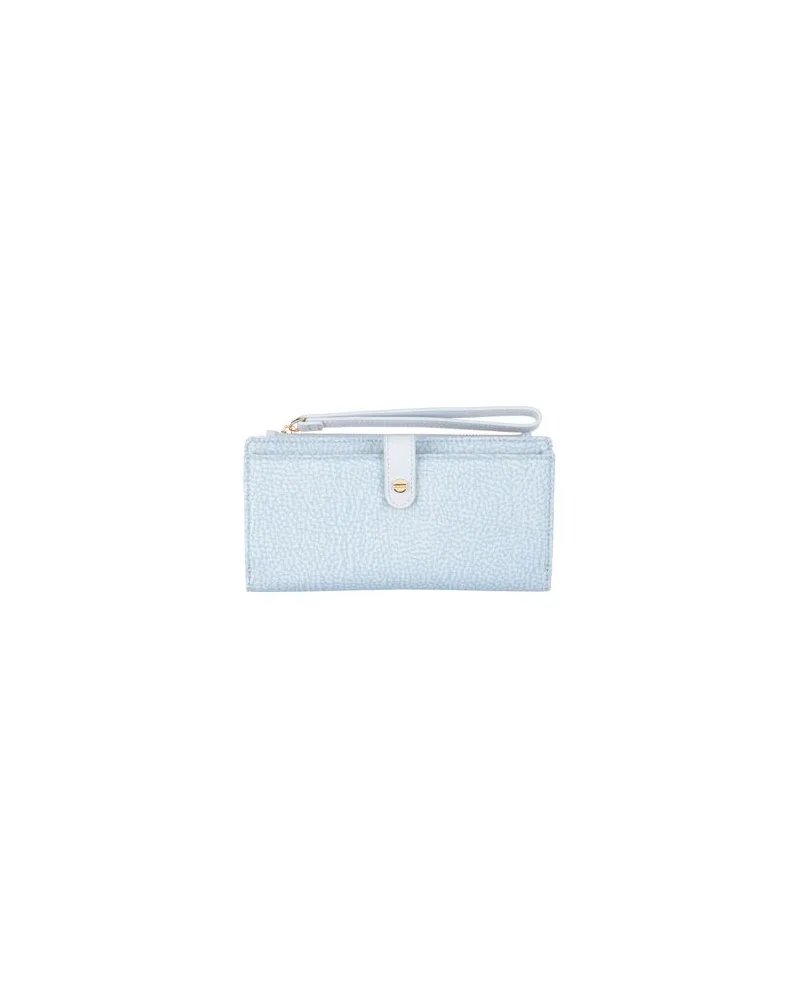 Borbonese Kleinlederwaren - Brieftaschenauf YOOX.COM Himmelblau
