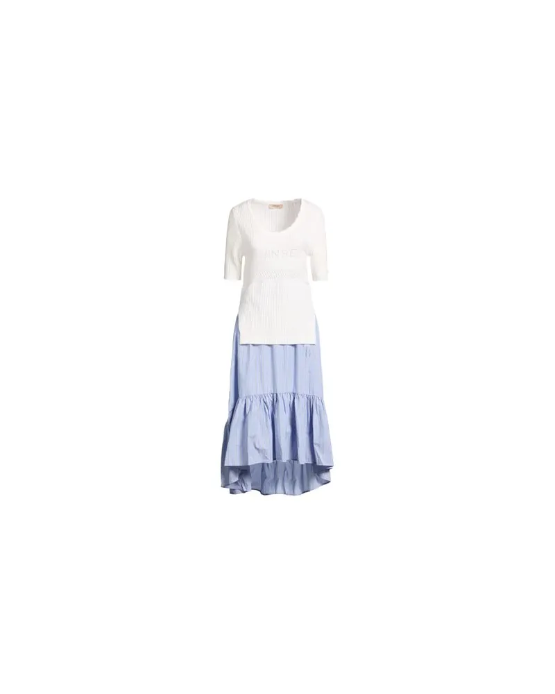 Twin-Set KLEIDER - Midi-Kleiderauf YOOX.COM Weiß