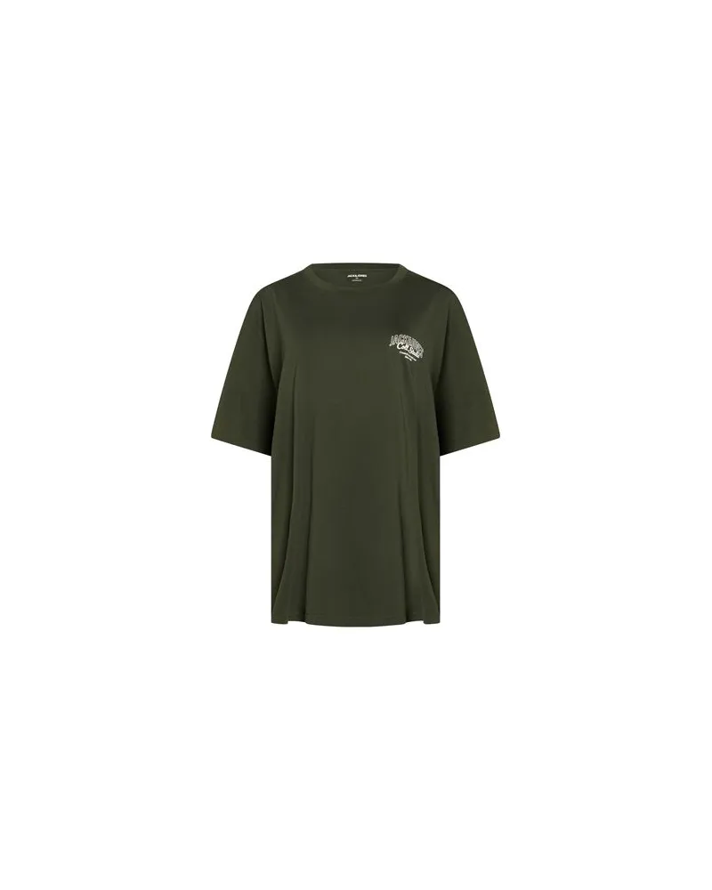 Jack & Jones TOPS - T-shirtsauf YOOX.COM Militärgrün