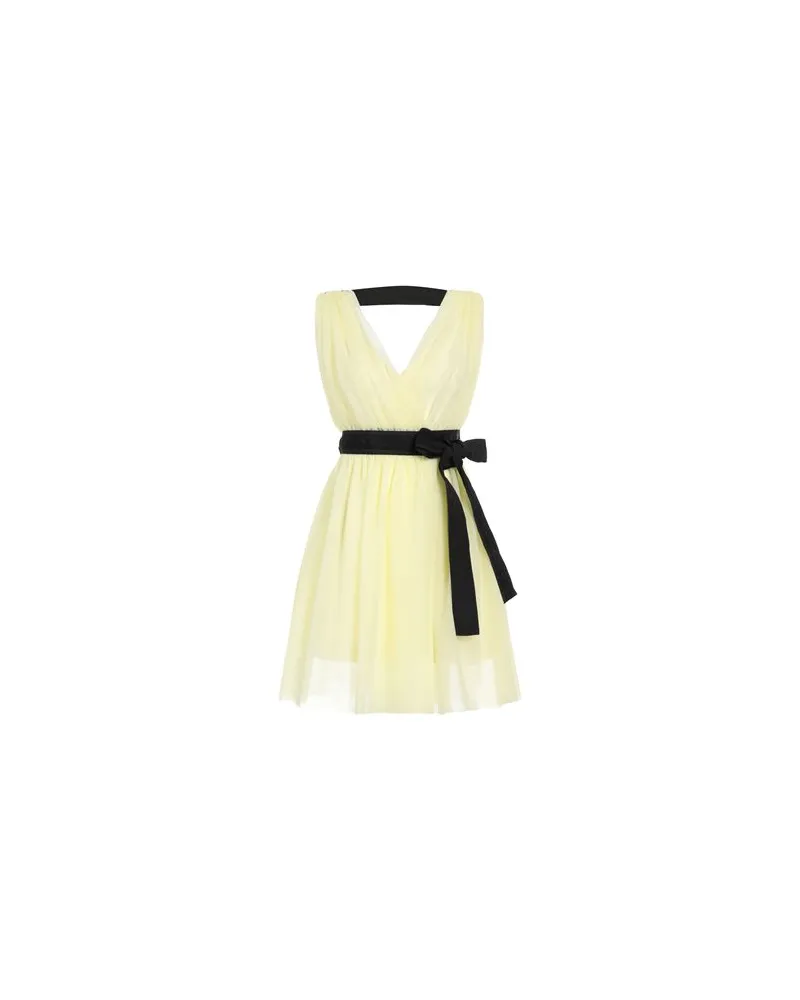 Pinko KLEIDER - Mini-Kleiderauf YOOX.COM Pastellgelb