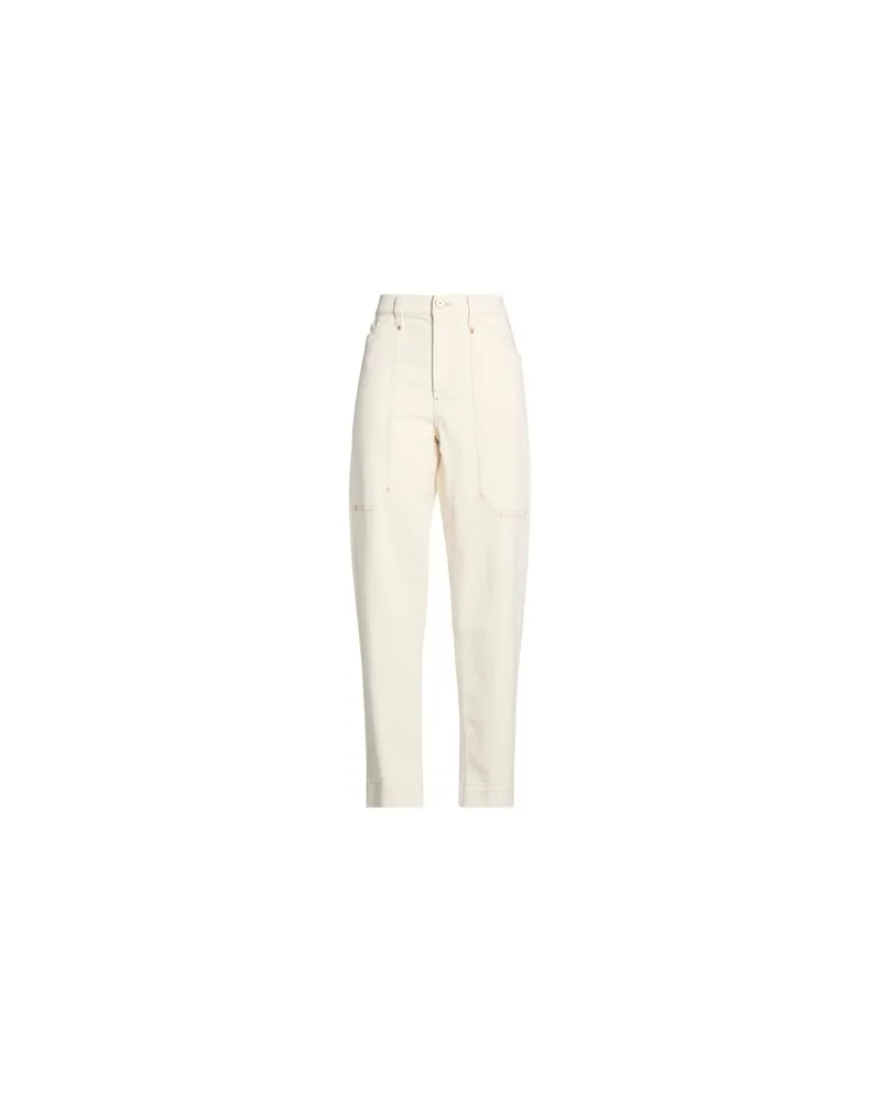 Brunello Cucinelli HOSEN & RÖCKE - Jeanshosenauf YOOX.COM Elfenbein