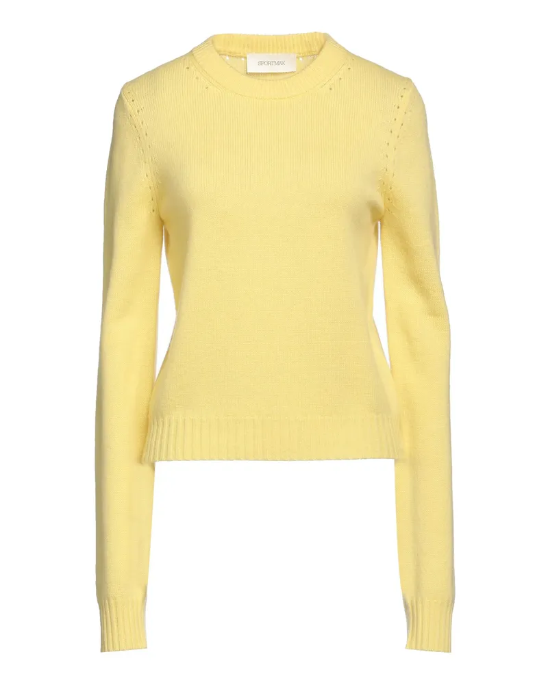 SPORTMAX Pullover Gelb