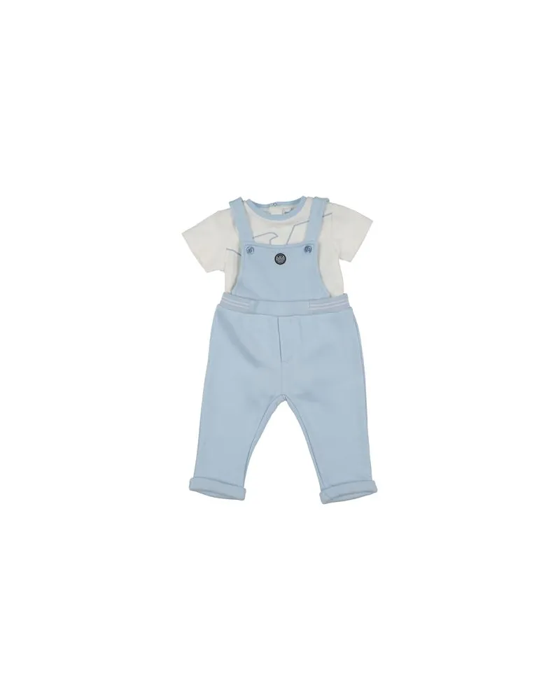 Emporio Armani NEUGEBORENE - Babystrampler & -Latzhoseauf YOOX.COM Himmelblau