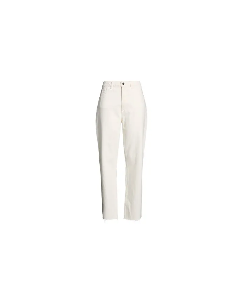 Liviana Conti HOSEN & RÖCKE - Jeanshosenauf YOOX.COM Cremeweiß