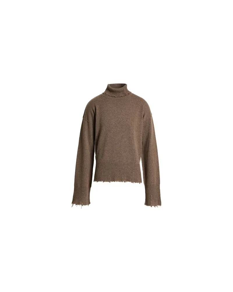 Uma Wang STRICKWAREN - Rollkragenpulloverauf YOOX.COM Khaki