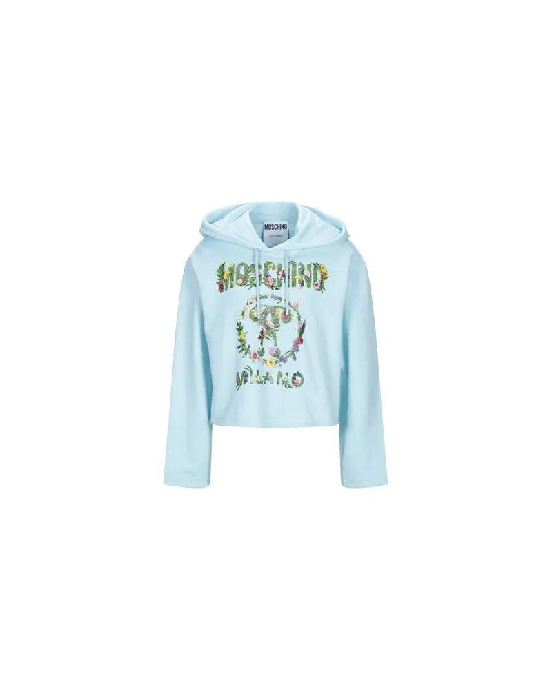 Moschino TOPS - Sweatshirtsauf YOOX.COM Himmelblau
