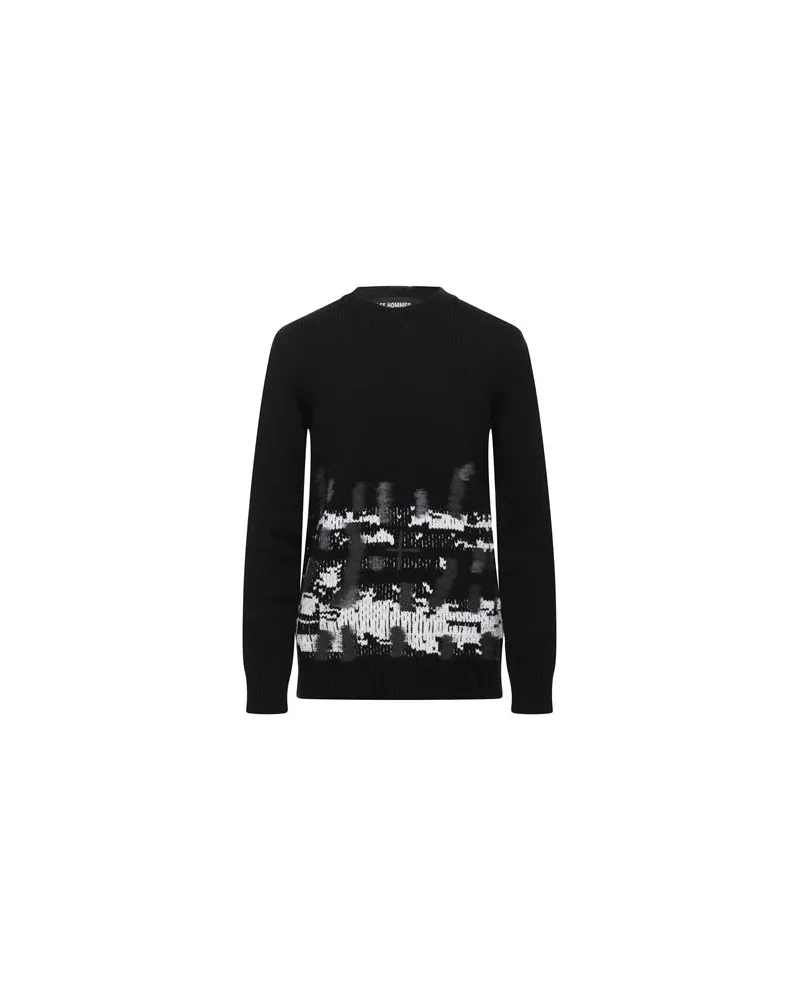 Les Hommes STRICKWAREN - Pulloverauf YOOX.COM Schwarz