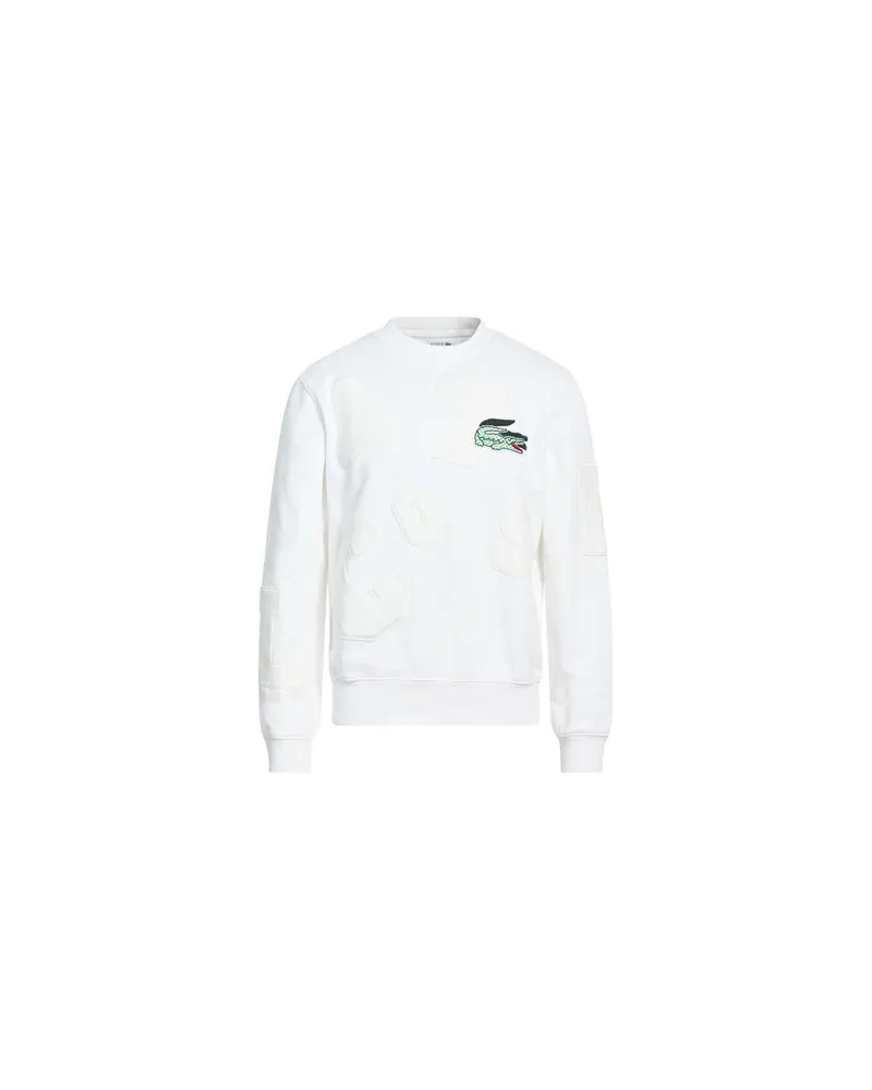 Lacoste TOPS - Sweatshirtsauf YOOX.COM Weiß