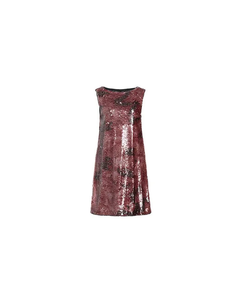 Maliparmi KLEIDER - Mini-Kleiderauf YOOX.COM Ziegelrot