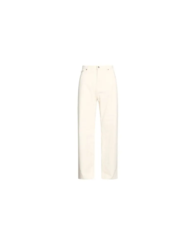 Valentino Garavani HOSEN & RÖCKE - Jeanshosenauf YOOX.COM Elfenbein