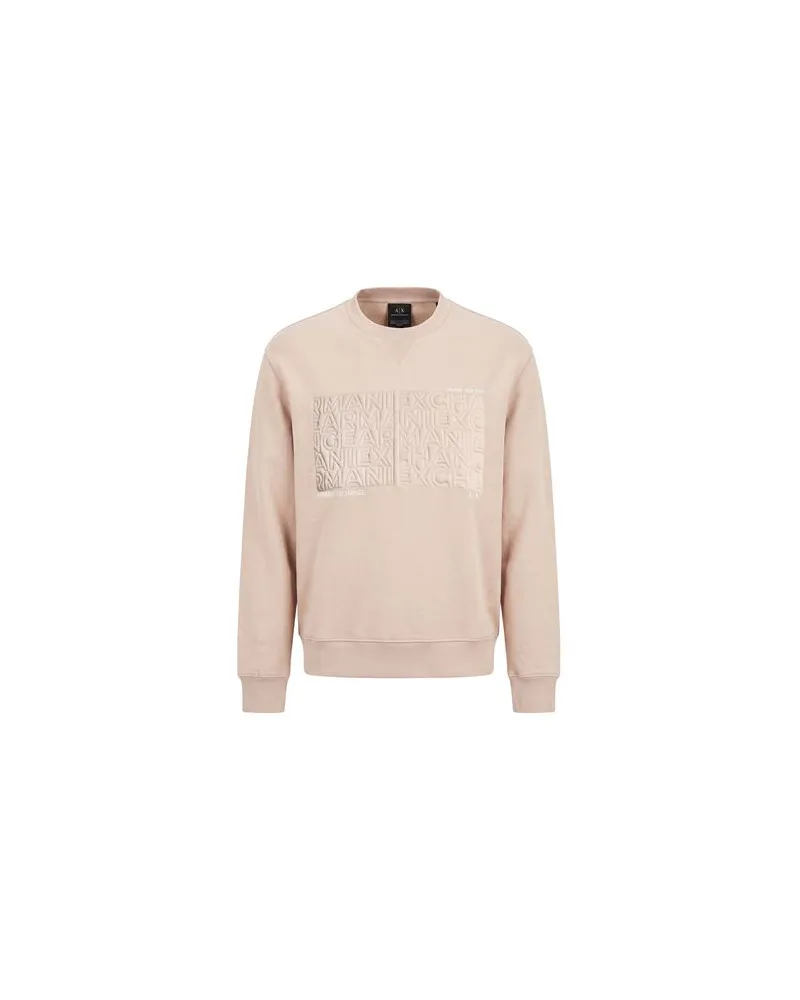 Armani Exchange TOPS - Sweatshirtsauf YOOX.COM Beige