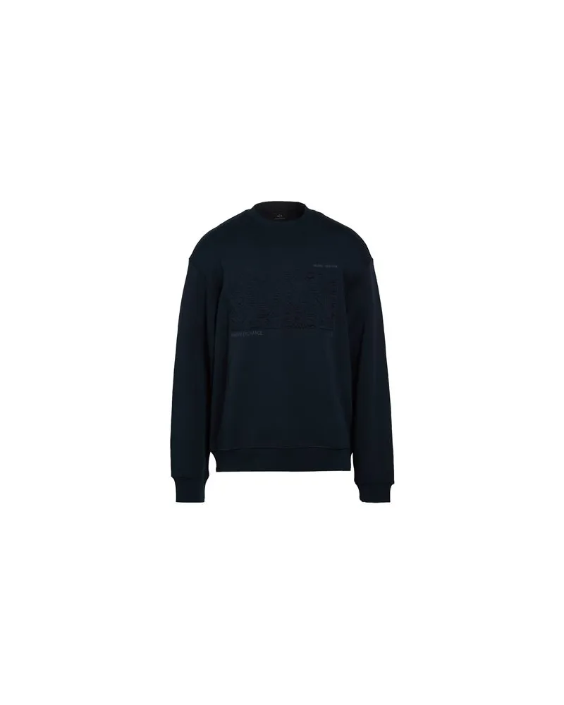 Armani Exchange TOPS - Sweatshirtsauf YOOX.COM Marineblau