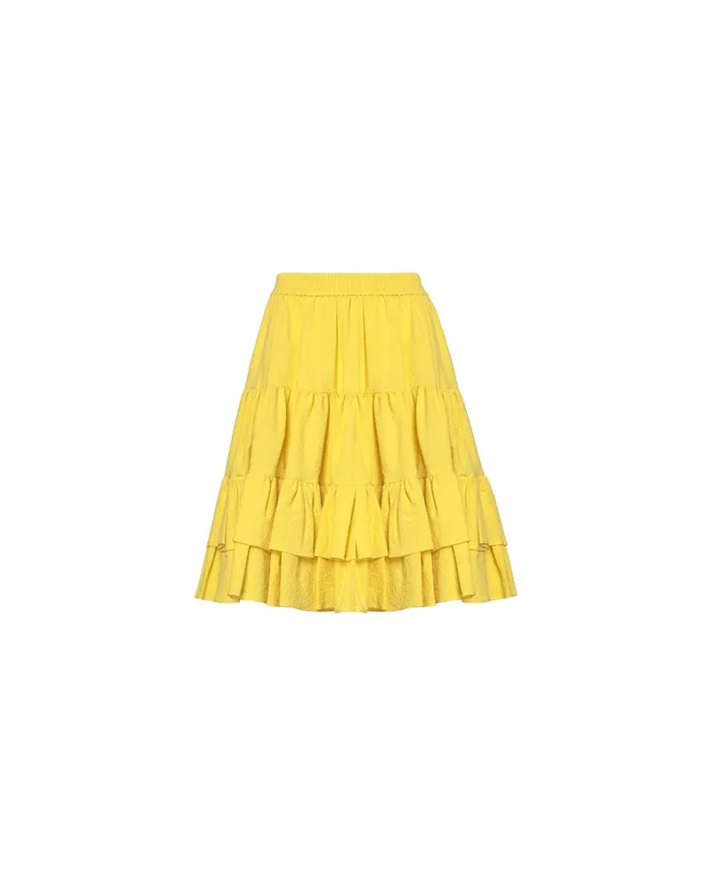 MSGM HOSEN & RÖCKE - Midi-Röckeauf YOOX.COM Gelb
