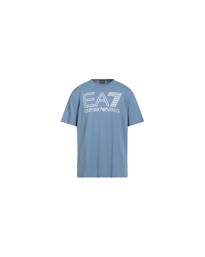 EA7 TOPS - T-shirtsauf YOOX.COM Hellblau