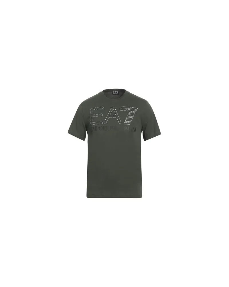 EA7 TOPS - T-shirtsauf YOOX.COM Militärgrün