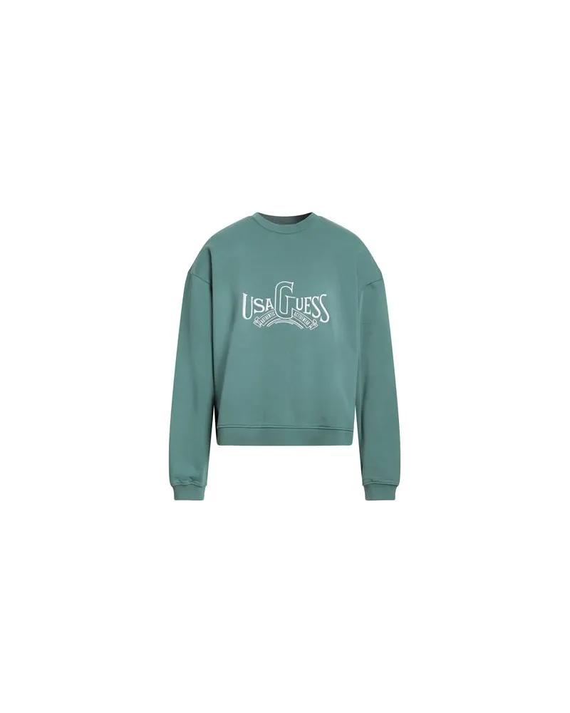 Guess TOPS - Sweatshirtsauf YOOX.COM Aquamarin
