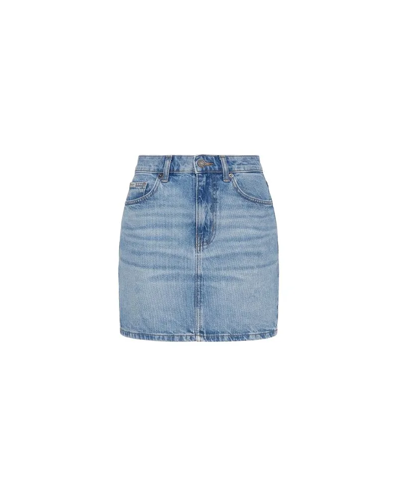 Guess HOSEN & RÖCKE - Jeansröckeauf YOOX.COM Blau